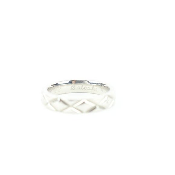 Chanel Size 3.5US PT950 Matelasse Quilted Platinum - Picture 5 of 12